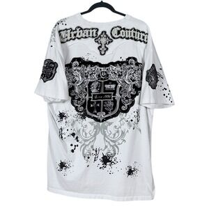 Vintage Y2K 90s Victorious Mens Oversized T Shirt 3XL Streetwear Hip Hop Rap